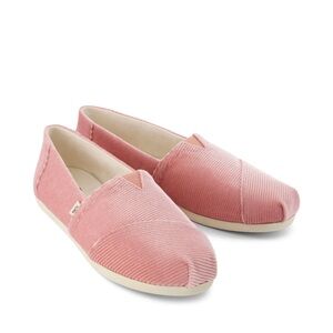 *NIB* Women’s Pink Corduroy Alpargata TOMS Shoes Sz 7